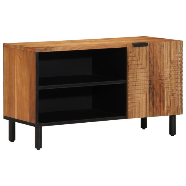 Berkfield Home TV Cabinet 80x31, 5x46 cm Solid Wood Acacia in Brown - image 1