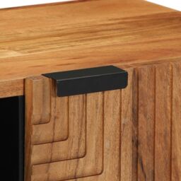 Berkfield Home TV Cabinet 80x31, 5x46 cm Solid Wood Acacia in Brown - thumbnail 7