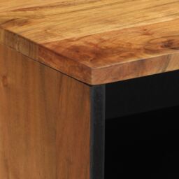 Berkfield Home TV Cabinet 80x31, 5x46 cm Solid Wood Acacia in Brown - thumbnail 6