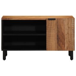 Berkfield Home TV Cabinet 80x31, 5x46 cm Solid Wood Acacia in Brown - thumbnail 4