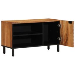 Berkfield Home TV Cabinet 80x31, 5x46 cm Solid Wood Acacia in Brown - thumbnail 2