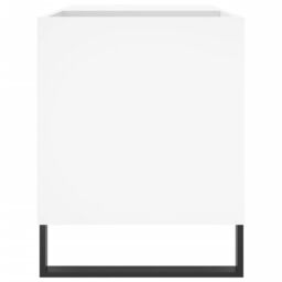 Berkfield Home Record Cabinet White 85x38x48 cm Engineered Wood - Size: 85 x 38 x 48 cm - thumbnail 5