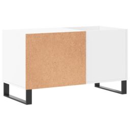 Berkfield Home Record Cabinet White 85x38x48 cm Engineered Wood - Size: 85 x 38 x 48 cm - thumbnail 6
