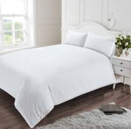 Rapport Home 400 Thread Count Housewife Pillow Case Pair in White - Size: Standard Pillow Case - thumbnail 1