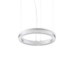 Netlighting Crown 40cm Integrated LED Pendant Ceiling Light White 2050lm 3000K - thumbnail 1
