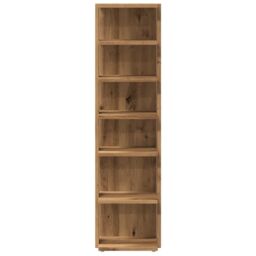 Berkfield Home Shoe Cabinets 2 pcs Artisan Oak 28x27x102 cm Engineered Wood in Brown - Size: 28 x 27 x 102 cm - thumbnail 4