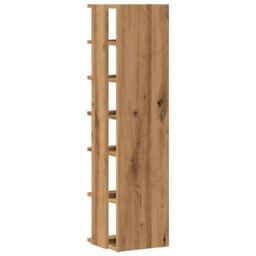 Berkfield Home Shoe Cabinets 2 pcs Artisan Oak 28x27x102 cm Engineered Wood in Brown - Size: 28 x 27 x 102 cm - thumbnail 6