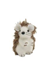 KDMD Sitting Hedgehog Ornament 9cm 2 Pack in Brown
