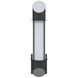 Berkfield Home Outdoor Wall Light Black Stainless Steel - thumbnail 4