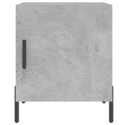 Berkfield Home Bedside Cabinets 2 pcs Concrete Grey 40x40x50 cm Engineered Wood - Size: 40 x 40 x 50 cm - thumbnail 6