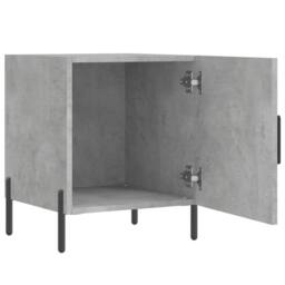 Berkfield Home Bedside Cabinets 2 pcs Concrete Grey 40x40x50 cm Engineered Wood - Size: 40 x 40 x 50 cm - thumbnail 8