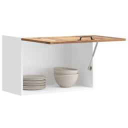 Berkfield Home Kitchen Wall Cabinet Kalmar Old Wood Engineered Wood in Brown - thumbnail 2