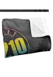 ViacomCBS/Nickelodeon Beverly Hills 90210 Palms Logo Silky Touch Super Soft Throw Blanket 152 X 127 cm in White - thumbnail 3