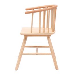Nordlys Set of 2 Scandinavian Solid Wood Dining Room Chairs in Brown - thumbnail 6