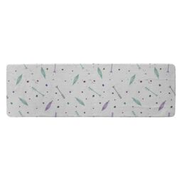 Benjamin Tate Design Cute Cartoon Seamless Vector Pattern With Feathers & Arrows In Boho Style Runner Rug in Natural - Size: 67 cm x 230 cm - thumbnail 1