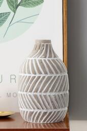 Modern Distressed Ceramic Vase for Home Decor