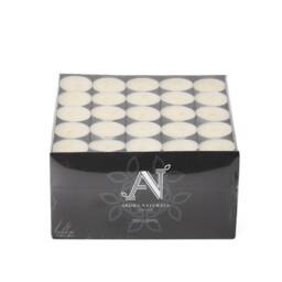 Aroma Naturals Unscented Tealight Candles Pack of 100 - 8-Hour Burn Time in White - Size: 100 Pieces - thumbnail 3