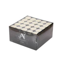 Aroma Naturals Unscented Tealight Candles Pack of 100 - 8-Hour Burn Time in White - Size: 100 Pieces - thumbnail 4
