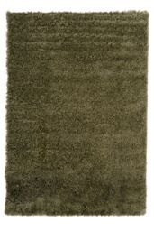 Kukoon Dark Green Super Soft Shaggy Area Rug in Dark Olive - Size: 160 cm x 230 cm - thumbnail 1