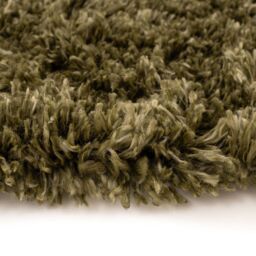 Kukoon Dark Green Super Soft Shaggy Area Rug in Dark Olive - Size: 160 cm x 230 cm - thumbnail 2