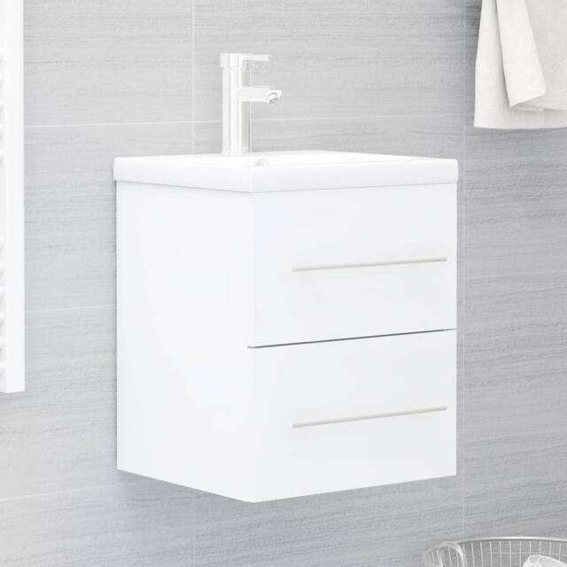 Berkfield Home Sink Cabinet White 41x38.5x48 cm Engineered Wood - image 1