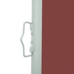 Berkfield Home Patio Retractable Side Awning 100x300 cm Brown - thumbnail 4