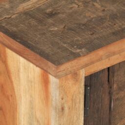 Berkfield Home Coffee Table 90x50x31 cm Solid Reclaimed Wood in Brown - Size: 90 x 50 x 31 cm - thumbnail 5