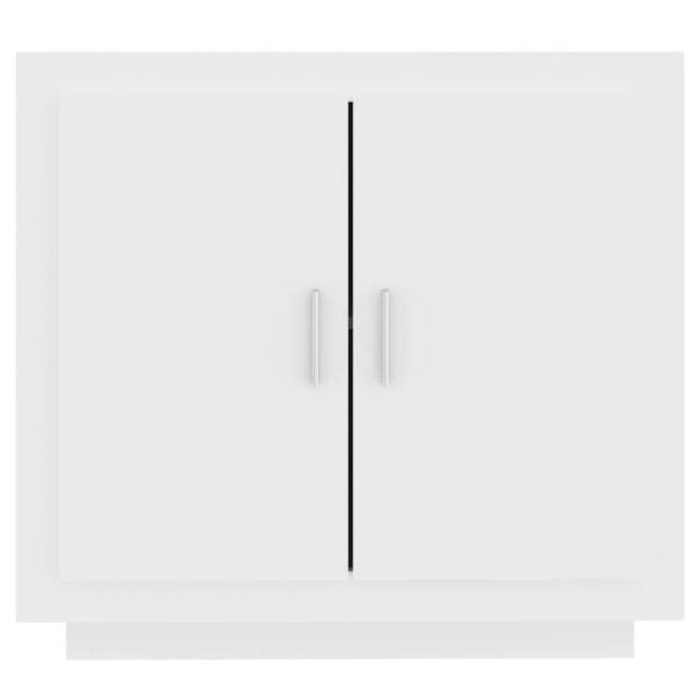 Berkfield Home Sideboard White 80x40x75 cm Engineered Wood - Size: 80 x 40 x 75 cm - image 1