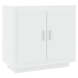 Berkfield Home Sideboard White 80x40x75 cm Engineered Wood - Size: 80 x 40 x 75 cm - thumbnail 3