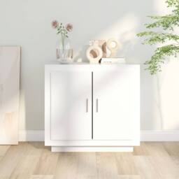 Berkfield Home Sideboard White 80x40x75 cm Engineered Wood - Size: 80 x 40 x 75 cm - thumbnail 7