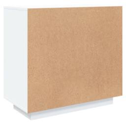 Berkfield Home Sideboard White 80x40x75 cm Engineered Wood - Size: 80 x 40 x 75 cm - thumbnail 5