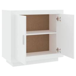 Berkfield Home Sideboard White 80x40x75 cm Engineered Wood - Size: 80 x 40 x 75 cm - thumbnail 6