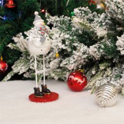 Netagon Metal Christmas Decoration in White - thumbnail 5