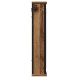 Berkfield Home Bathroom Mirror Cabinet Old Wood 42x12x60 cm Engineered Wood in Brown - Size: 42 x 12 x 60 cm - thumbnail 5