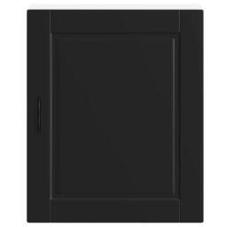 Berkfield Home Kitchen Wall Cabinets 2 pcs¬†Porto Black Engineered Wood - thumbnail 6
