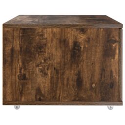 Berkfield Home Drawer Cabinet Smoked Oak MDF with Veneer Drawer Cabinet in Brown - thumbnail 6