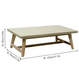 Dibor 4pc Garden Sofa Set Woven Patio Furniture with Cushions Coffee Table in Natural - thumbnail 8