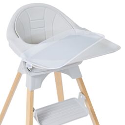 Liberty House Toys Kids High Chair - Grey & Beechwood in Pale Grey - thumbnail 6