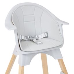 Liberty House Toys Kids High Chair - Grey & Beechwood in Pale Grey - thumbnail 5