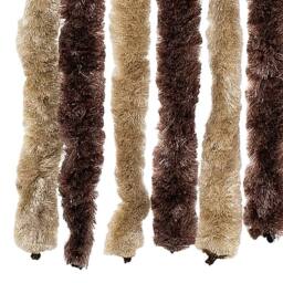Berkfield Home Insect Curtain Beige & Light Brown 118x220 cm Chenille - thumbnail 5
