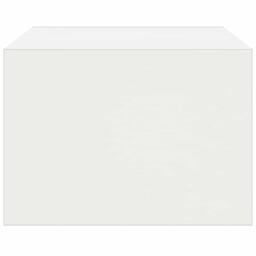 Berkfield Home TV Cabinet with LED Lights White 75x35.5x25 cm - thumbnail 8