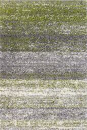 Kukoon Soft Shaggy Rugs Deep Pile Fluffy Dark Green Stripe Bedroom Carpet Mat - Size: 120 cm x 170 cm - thumbnail 2