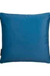 Laurence Llewelyn-Bowen 'Diva Embroidery' Velvet Filled Cushion in Teal - Size: 43 cm x 43 cm - thumbnail 3