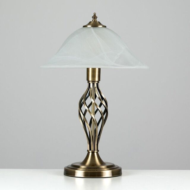 ValueLights Memphis Pair of Gold Table Lamp - image 1