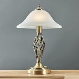 ValueLights Memphis Pair of Gold Table Lamp - thumbnail 3