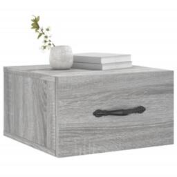 Berkfield Home Decorative Wall-mounted Bedside Cabinets 2 pcs Grey Sonoma 35x35x20 cm - Size: 35 x 35 x 20 cm - thumbnail 1