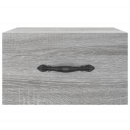 Berkfield Home Decorative Wall-mounted Bedside Cabinets 2 pcs Grey Sonoma 35x35x20 cm - Size: 35 x 35 x 20 cm - thumbnail 6