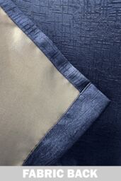 Enhanced Living 'Vogue' Navy Eyelet Thermal Noise Reducing Dim Out Curtains Pair - Size: 168 cm width x 183 cm drop - thumbnail 5