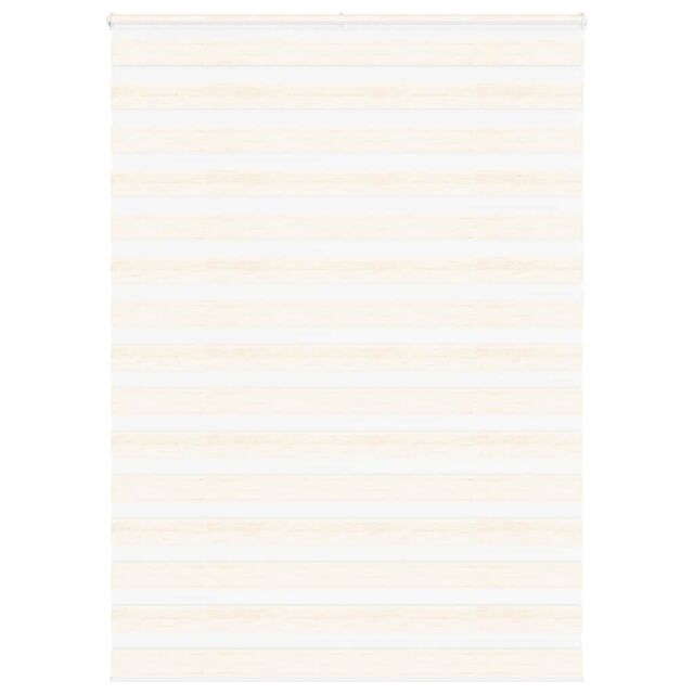 Berkfield Home Zebra Blind Marble Beige 160x230 cm Fabric Width 155.9 cm Polyester - image 1
