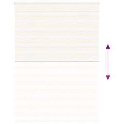 Berkfield Home Zebra Blind Marble Beige 160x230 cm Fabric Width 155.9 cm Polyester - thumbnail 5